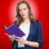 Виолетта Давыдовская на съемках сериала "Филфак"