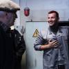 Вячеслав Манучаров на съемках фильма "Бегущая от любви"