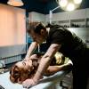 Даниил Воробьев и Лора Резникова на съемках сериала "Пятая стража. Схватка"
