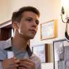 Денис Васильев на съемках фильма "Дневник свекрови"