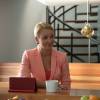 Анастасия Панина на съемках сериала "Вышибала"