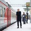 Константин Хабенский на съемках фильма "Селфи"