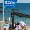На съемках фильма "Пляж. Жаркий сезон"