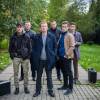 На съемках фильма "Секретарша"