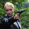 Анастасия Панина на съемках сериала "Опекун"
