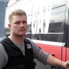 Артем Федотов на съемках сериала "Свидетели"