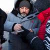 На съемках фильма "Четвертая смена"