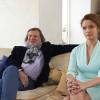 Юрий Васильев, Анна Здор на съемках фильма "Парижанка"