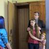 На съемках фильма "Семейные радости Анны"