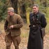 Александр Панкратов-Черный, Евгений Воловенко на съемках сериала "По законам военного времени 2"