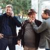 Эдуард Чекмазов, Анатолий Гущин, Владимир Николенко на съемках сериала "Ищейка 3"