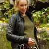 Анастасия Панина на съемках сериала "Обман"