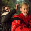 Светлана Ходченкова на съемках сериала "Домашний арест"