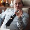 Сергей Бурунов на съемках фильма "Полицейский с Рублевки. Новогодний беспредел"