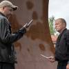 Борис Галкин на съемках фильма "Отставник. Один за всех"
