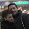Анастасия Микульчина, Кирилл Сафонов на съемках фильма "Холодные берега"