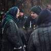 Гела Баблуани на съемках фильма "Секта"