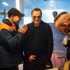 Анатолий Кот на съемках фильма "Три капитана"
