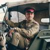 Евгений Воловенко на съемках сериала "По законам военного времени. Победа!"