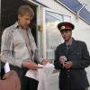 Сергей Горобченко на съемках фильма "Близкие люди"