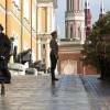 На съемках фильма "Жена Сталина"