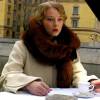 Светлана Ходченкова на съемках фильма "Жена Сталина"