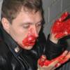 На съемках фильма "Этим вечером ангелы плакали"