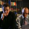 Марат Башаров и Евгений Стычкин на съемках фильма "Контракт на любовь"