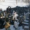 На съемках фильма "После жизни"