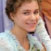 Ирина Девляшова на съемках сериала "Институт благородных девиц"