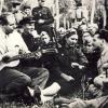 Народный артист СССР Иван Семенович Козловский у минеров (1942г.)
