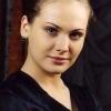 Анна Горшкова на съемках сериала "Бедная Настя"