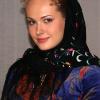 Анна Горшкова на съемках сериала "Бедная Настя"