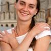 Елена Шлейкина на съемках фильма "Третье желание"