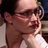 Екатерина Проскурина на съемках фильма "Прощай, макаров!"