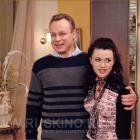 Сергей Жигунов и Анастасия Заворотнюк на съемках сериала "Моя прекрасная няня"