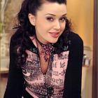 Анастасия Заворотнюк на съемках сериала "Моя прекрасная няня"