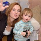 Елена Ксенофонтова с сыном